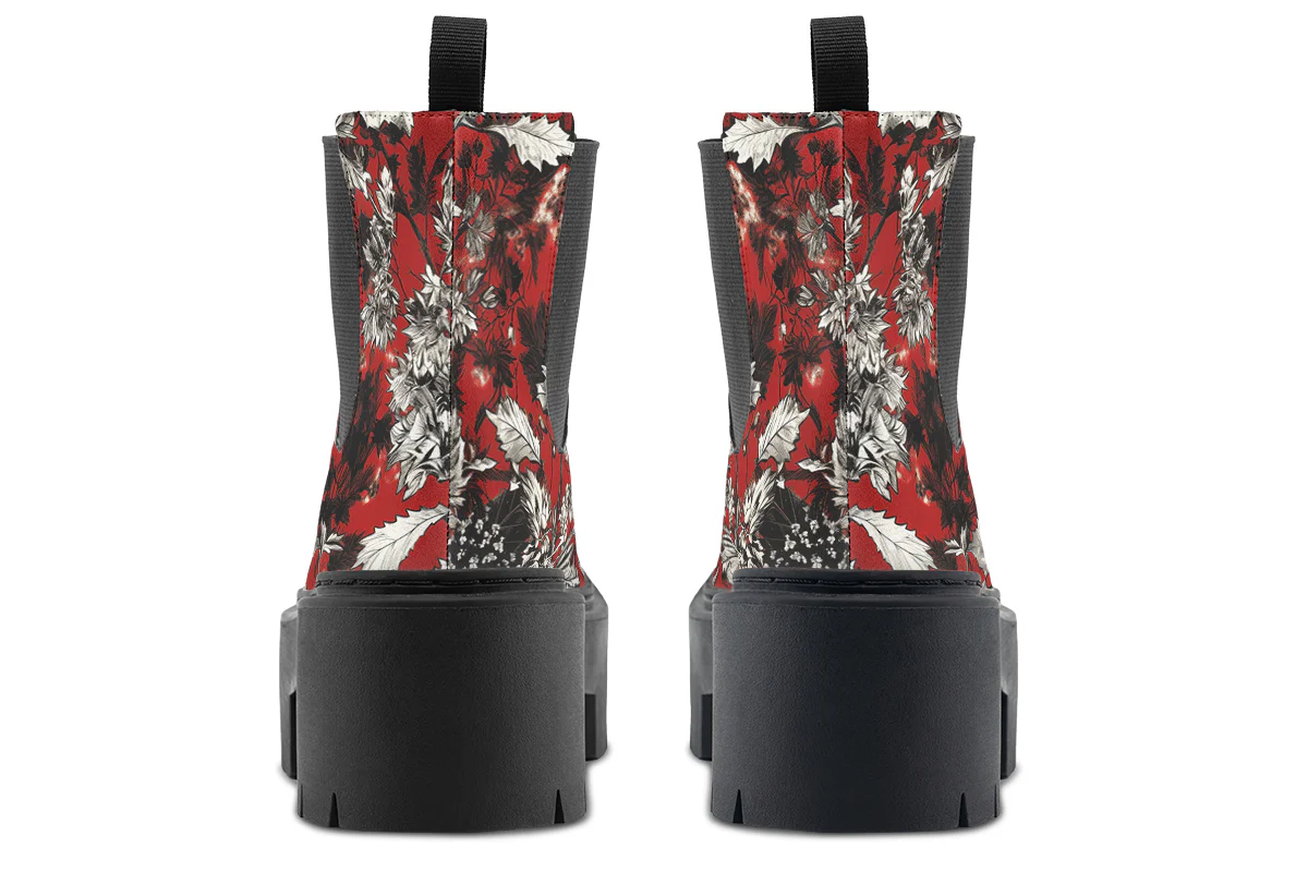 Bloodflower Platform Chelsea Boots - Image 6