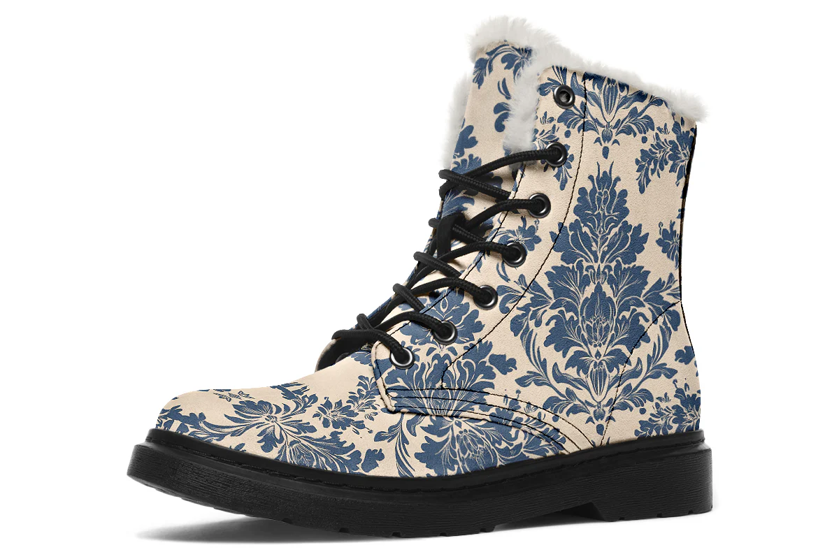 Blue Faded Regal Winter Boots