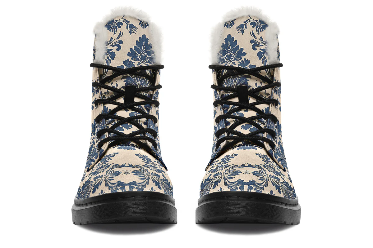 Blue Faded Regal Winter Boots - Image 3