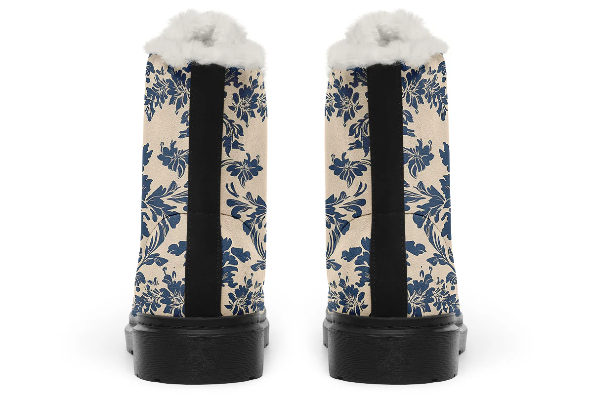 Blue Faded Regal Winter Boots - Image 4