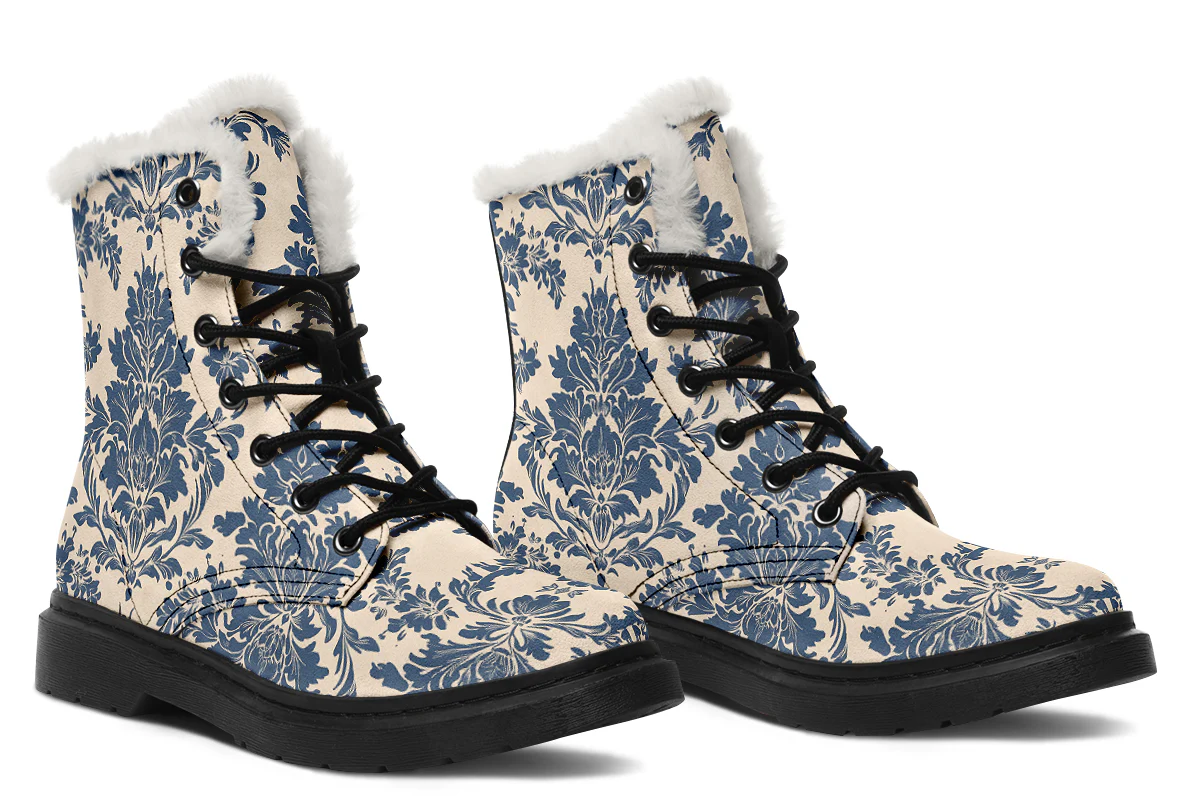 Blue Faded Regal Winter Boots - Image 6