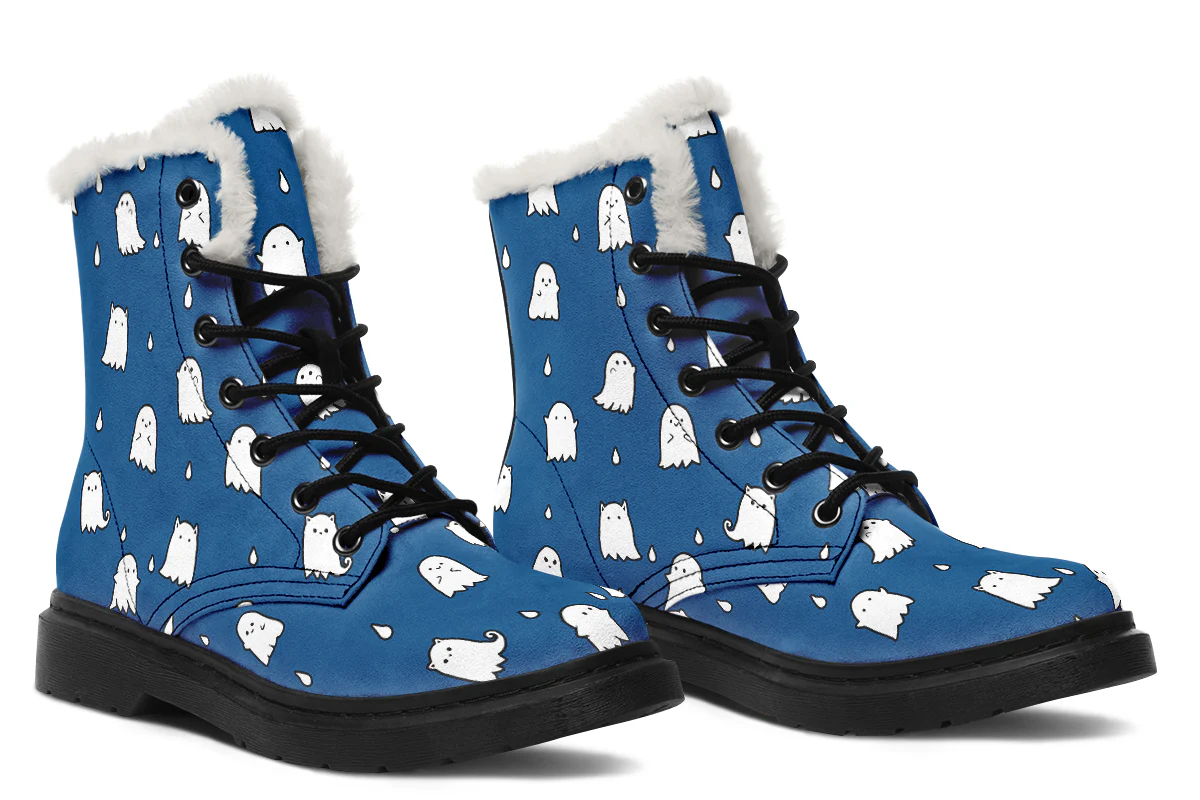 Blue Ghost Party Winter Boots - Image 6