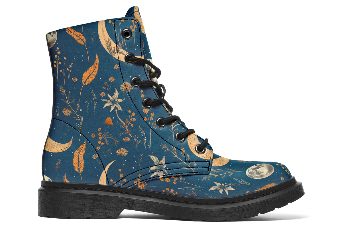 Blue Moonlit Botanica Boots - Image 3