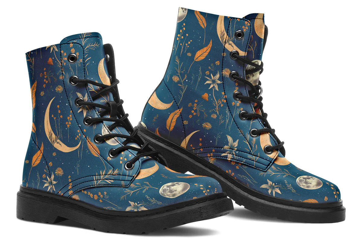 Blue Moonlit Botanica Boots - Image 5