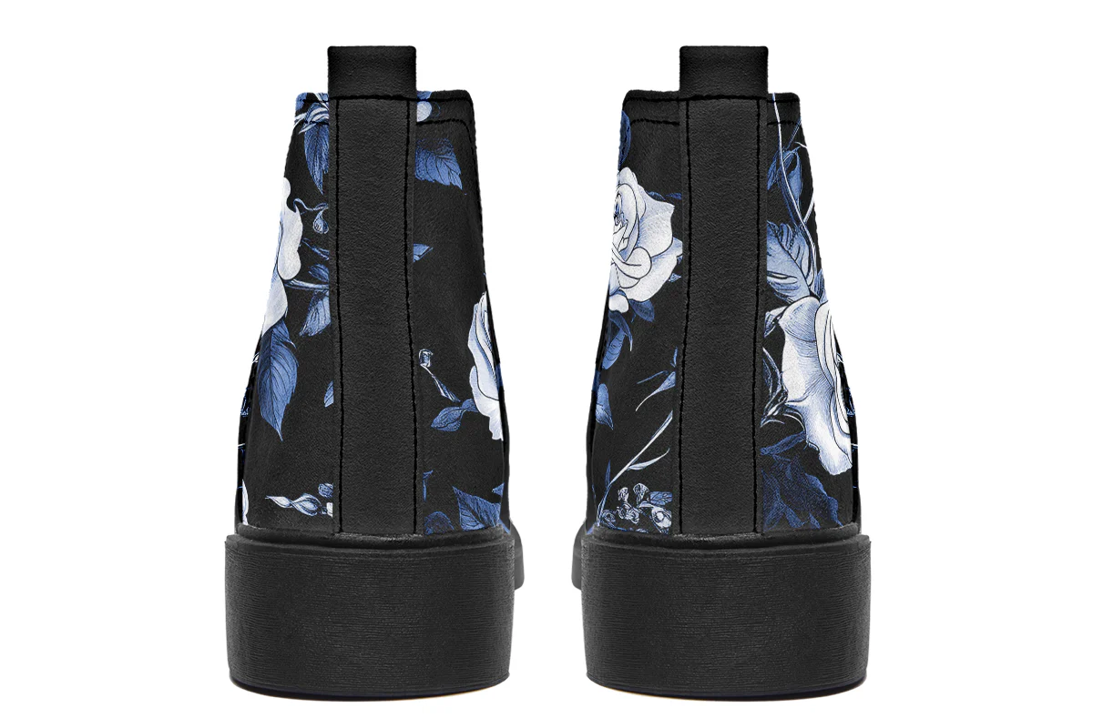 Blue Rose Romance Chelsea Boots - Image 5
