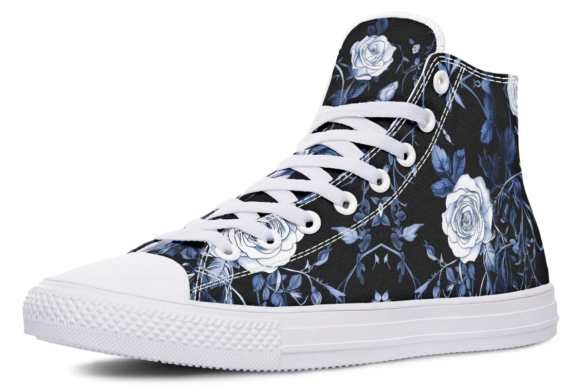 Blue Rose Romance High Tops - Image 11