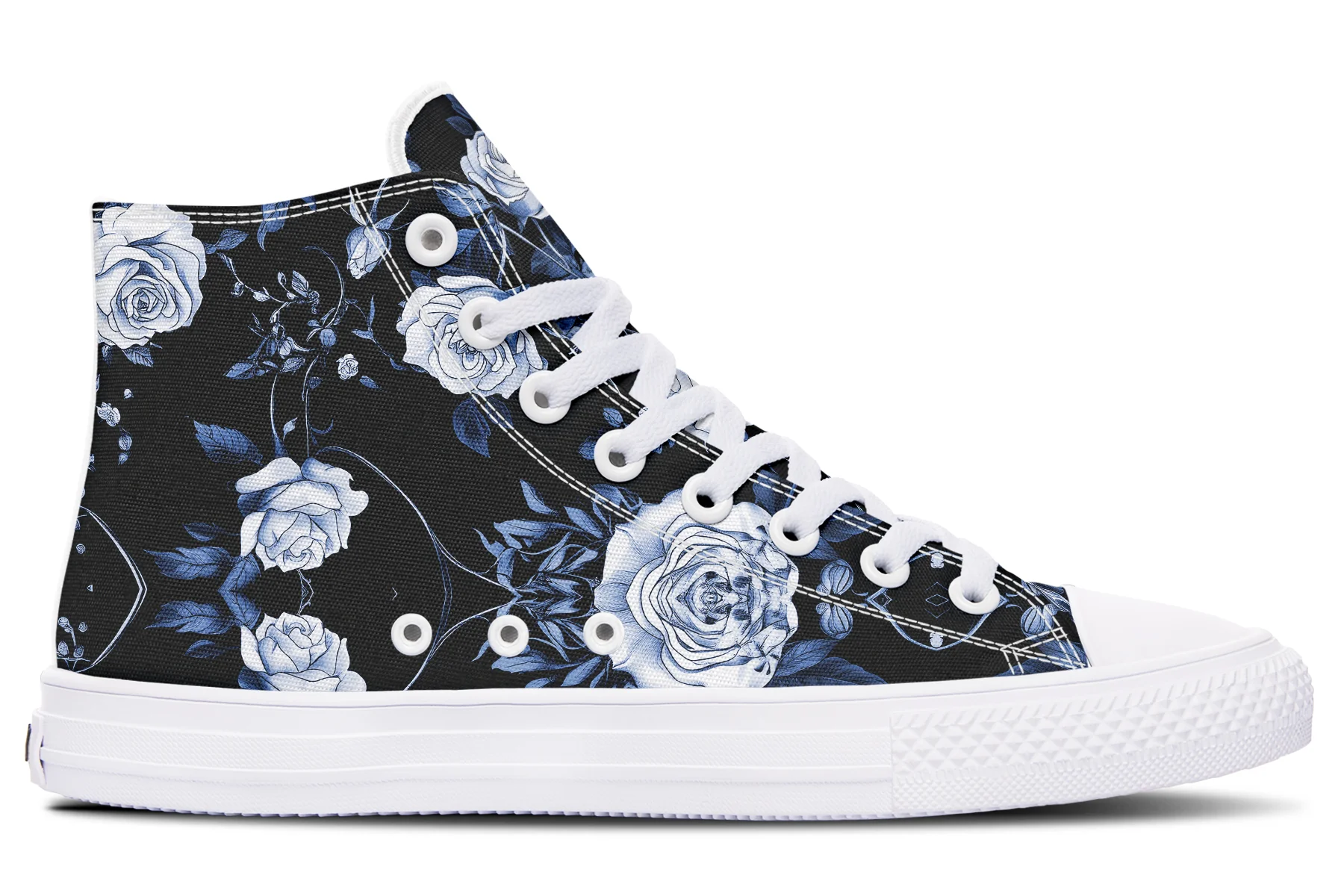 Blue Rose Romance High Tops - Image 12