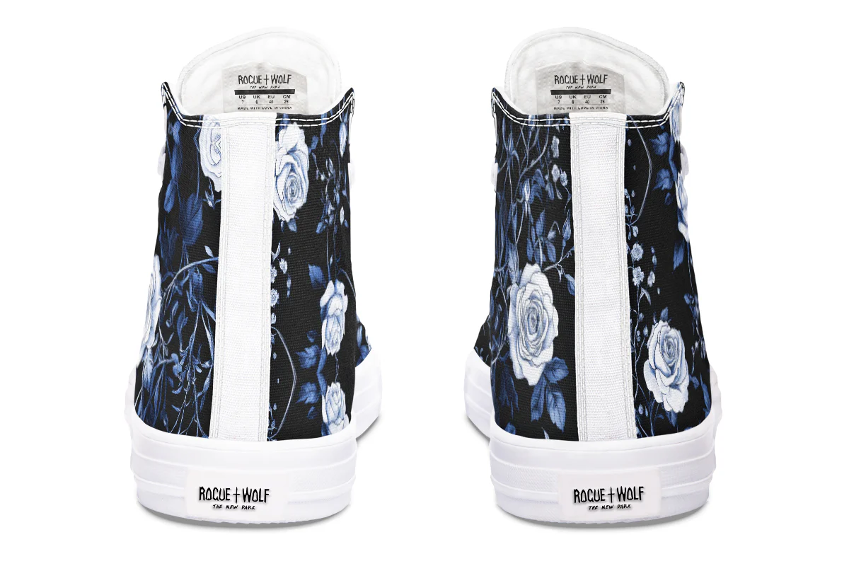 Blue Rose Romance High Tops - Image 17