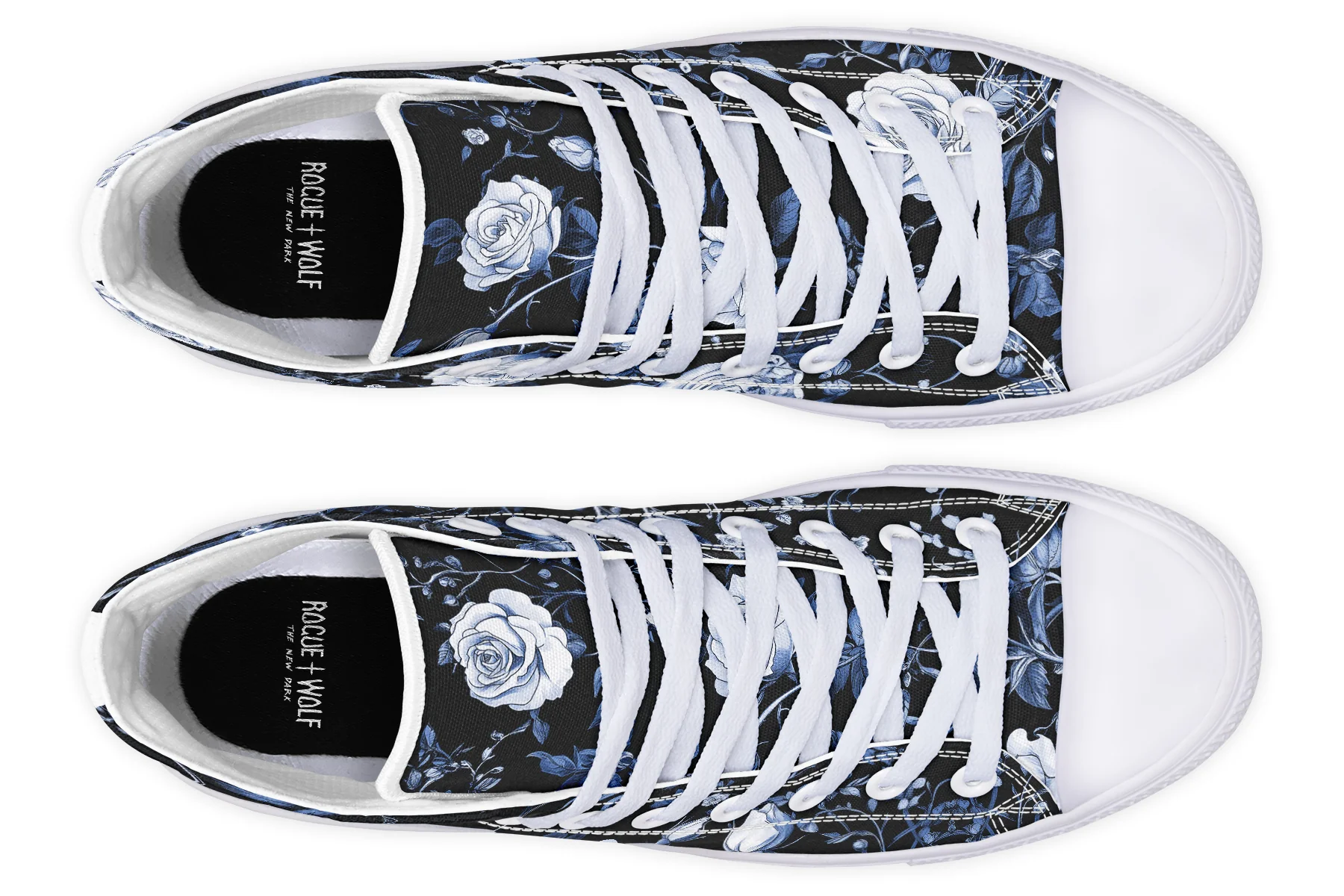 Blue Rose Romance High Tops - Image 18