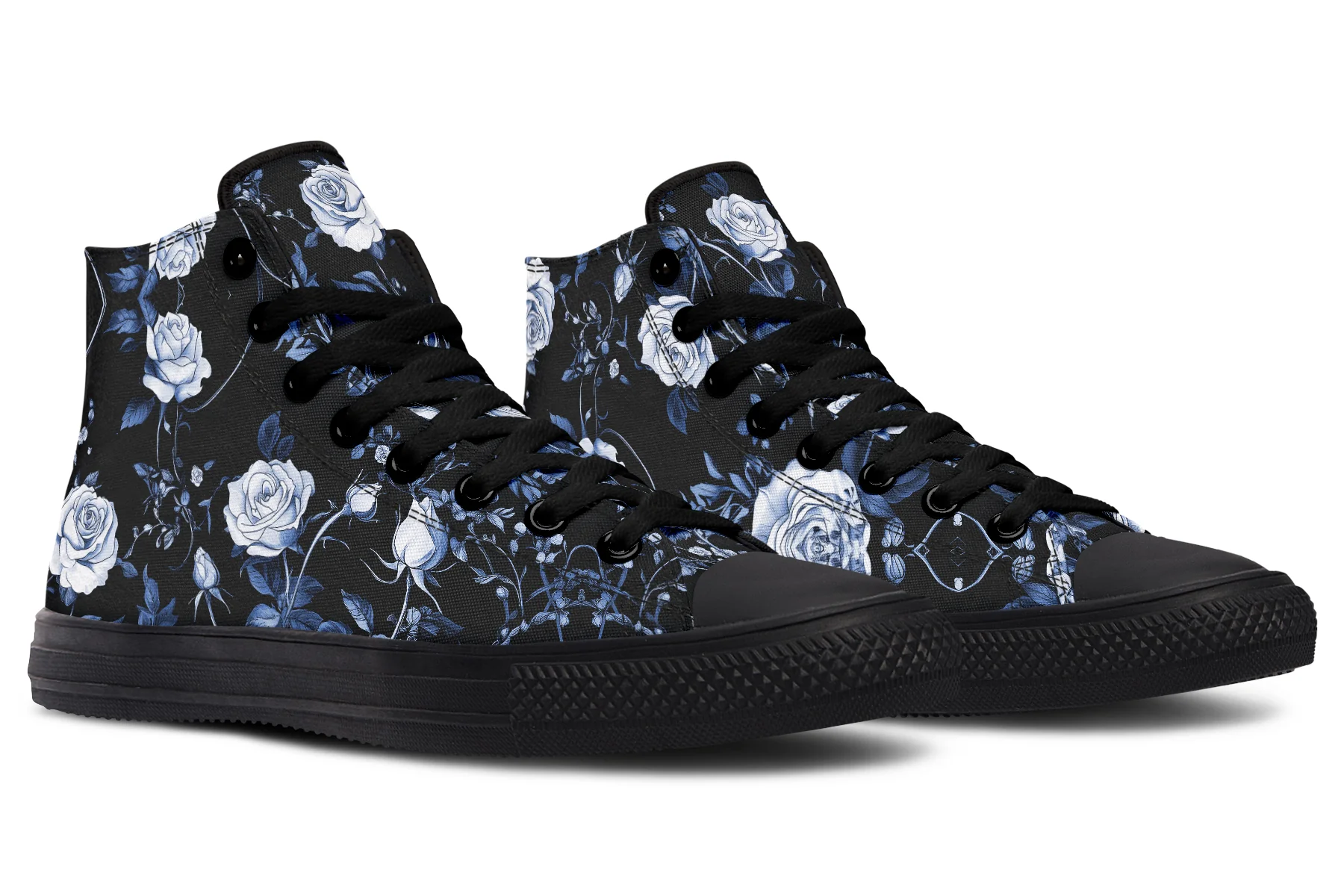 Blue Rose Romance High Tops - Image 4