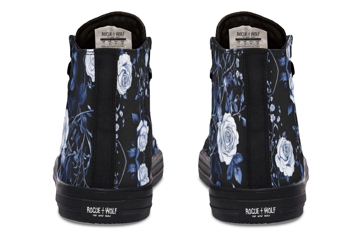 Blue Rose Romance High Tops - Image 8