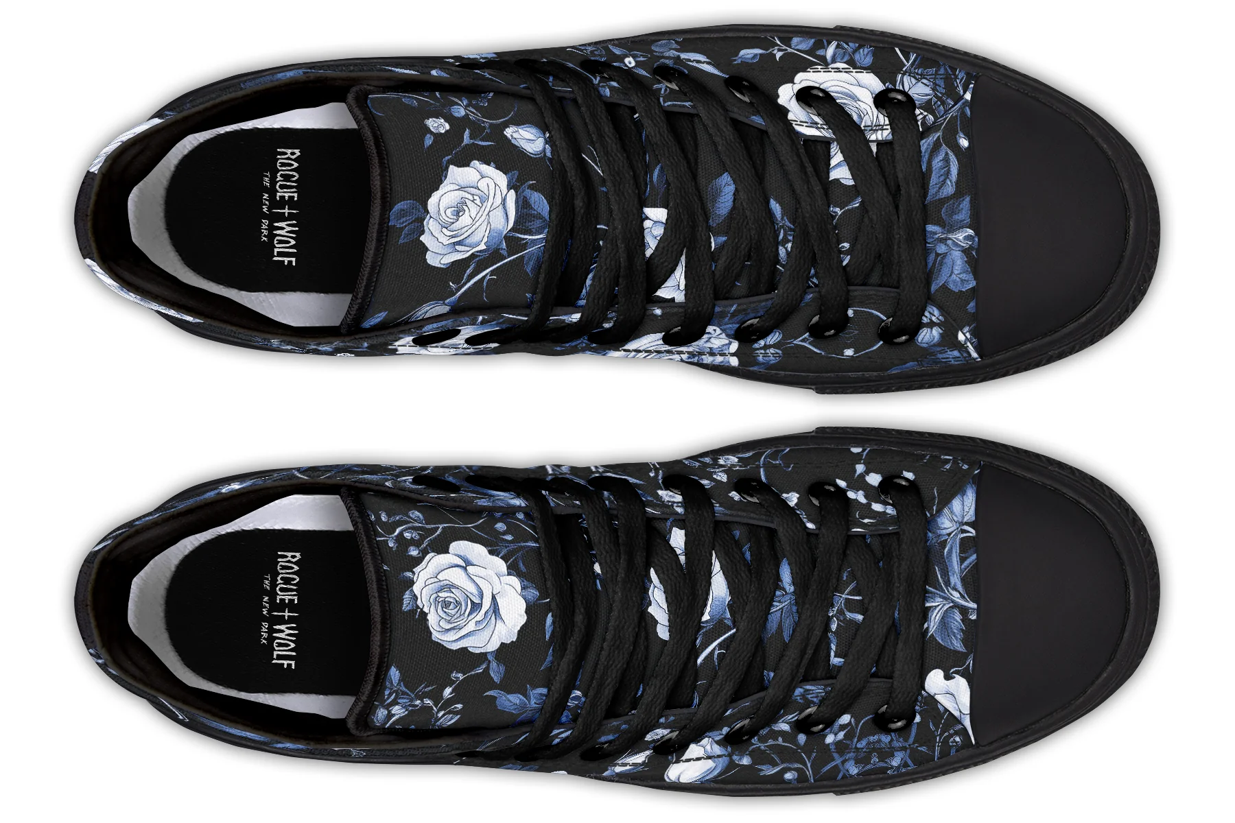Blue Rose Romance High Tops - Image 9