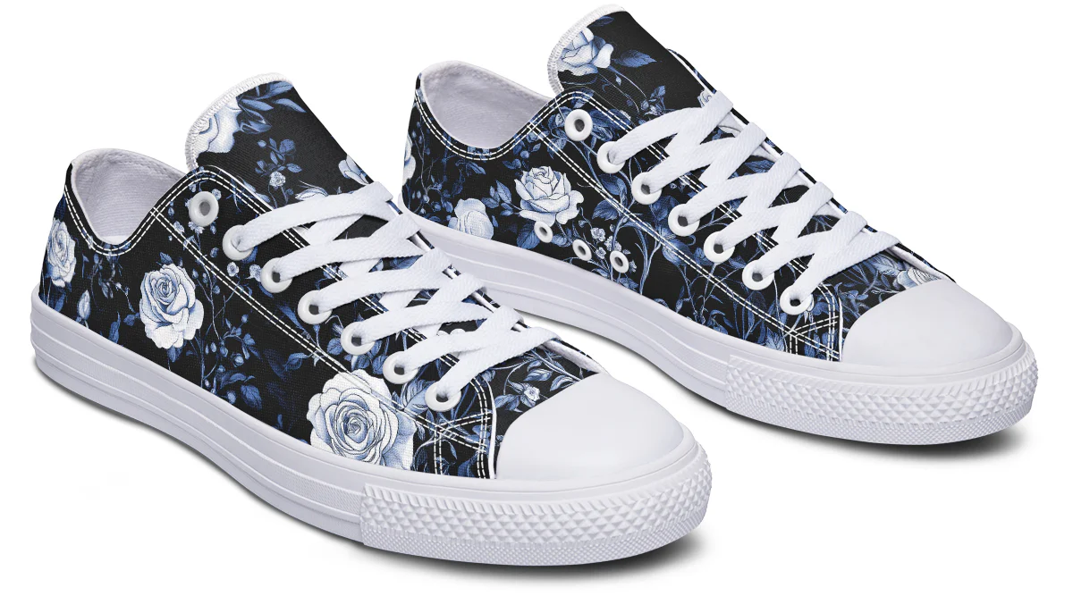 Blue Rose Romance Low Tops - Image 14