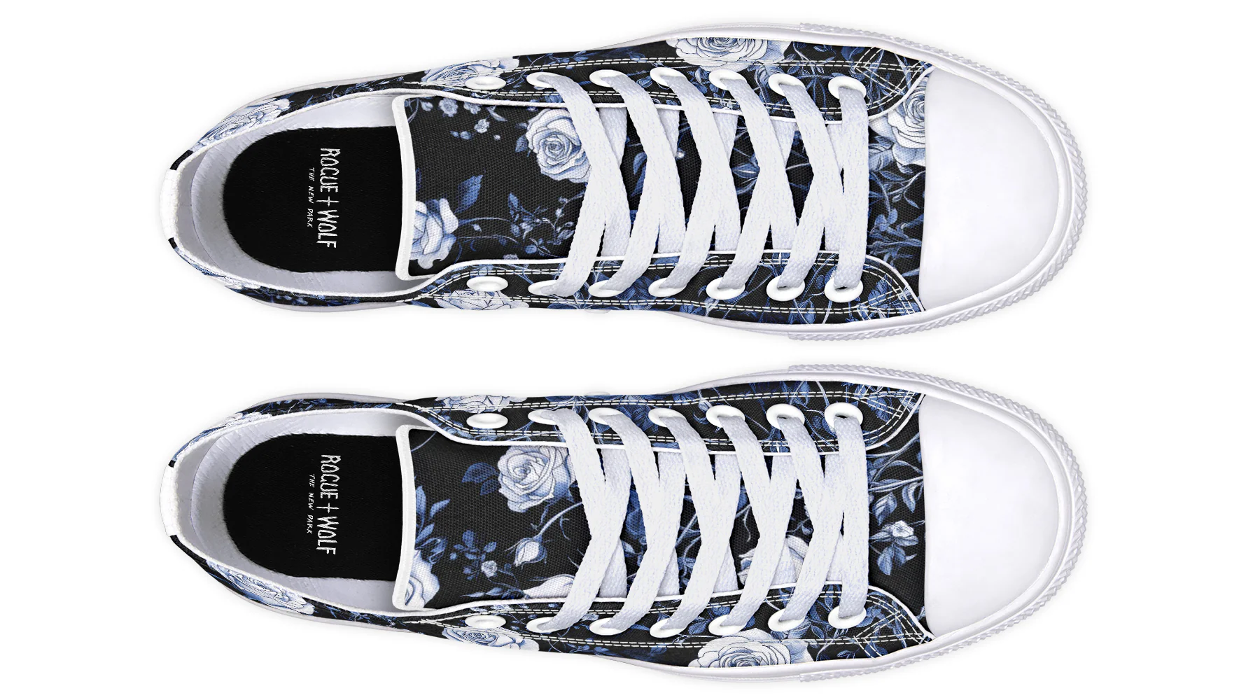 Blue Rose Romance Low Tops - Image 18