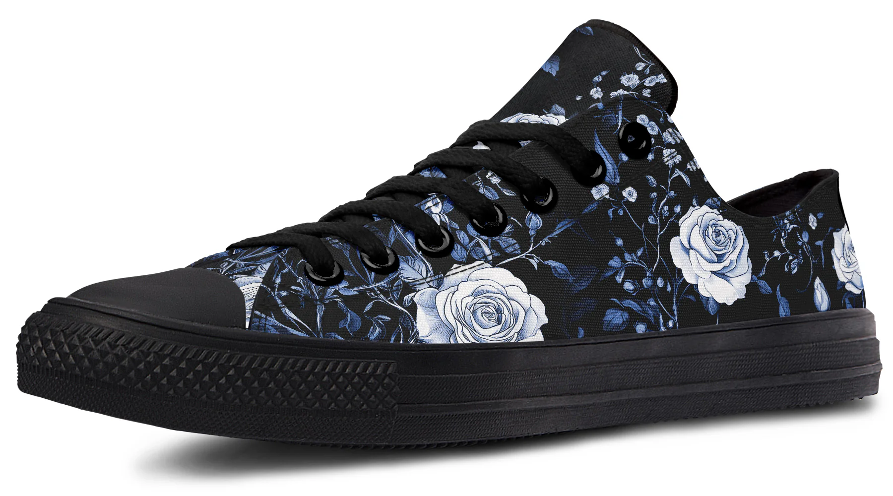 Blue Rose Romance Low Tops - Image 2