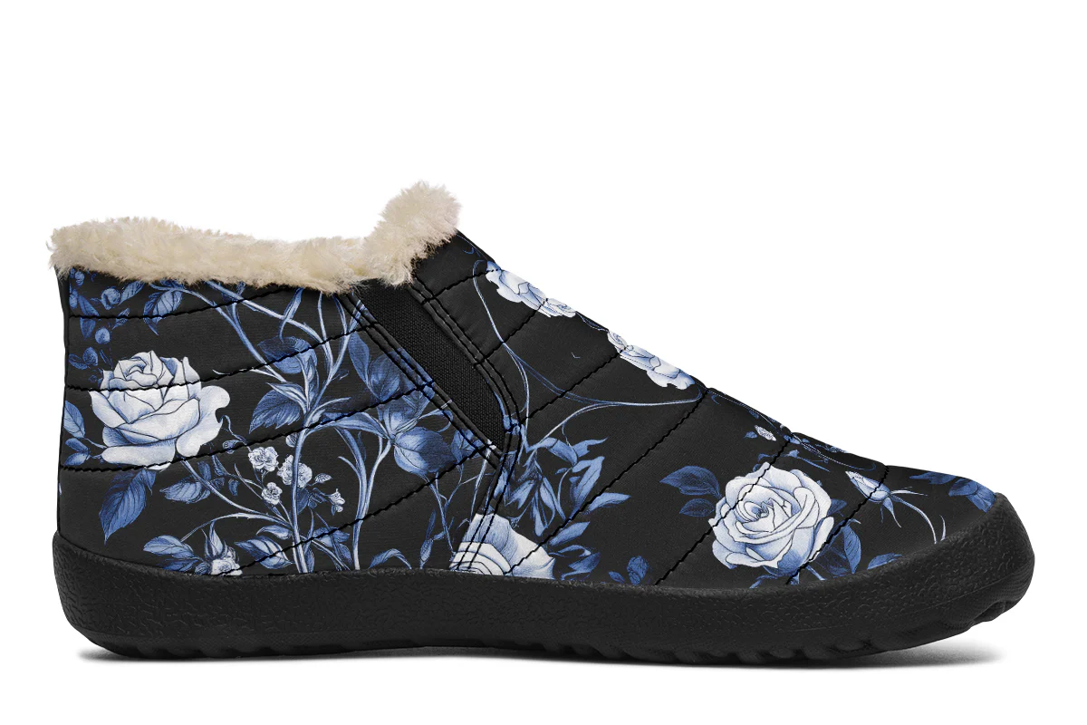 Blue Rose Romance Winter Sneakers - Image 3