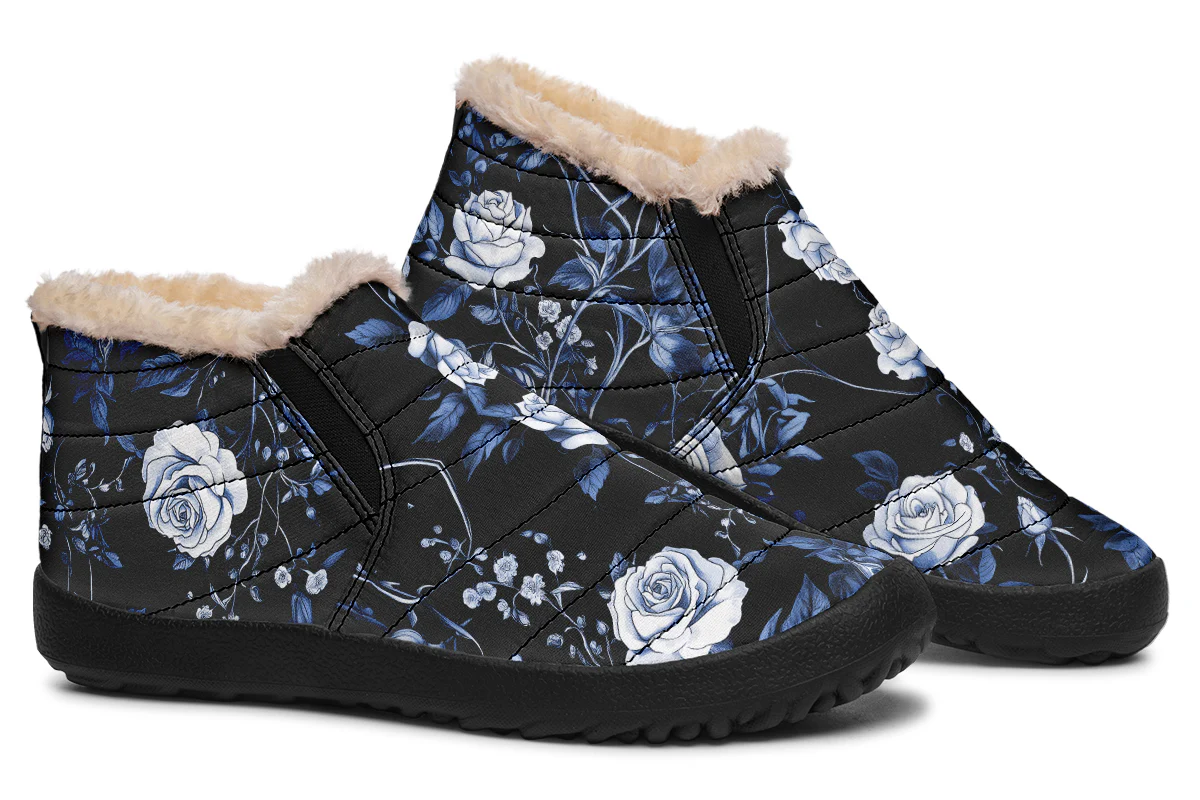 Blue Rose Romance Winter Sneakers - Image 6
