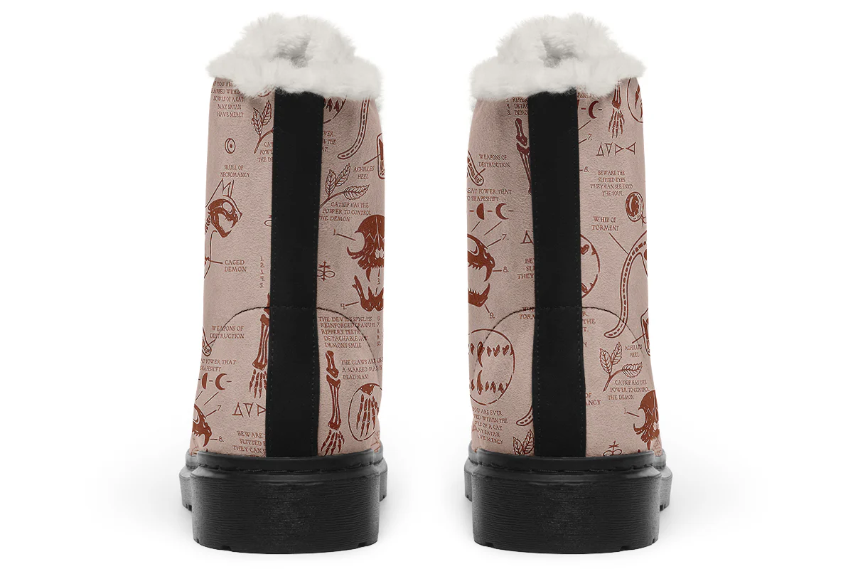 Blush Cat Study Winter Boots - Image 4