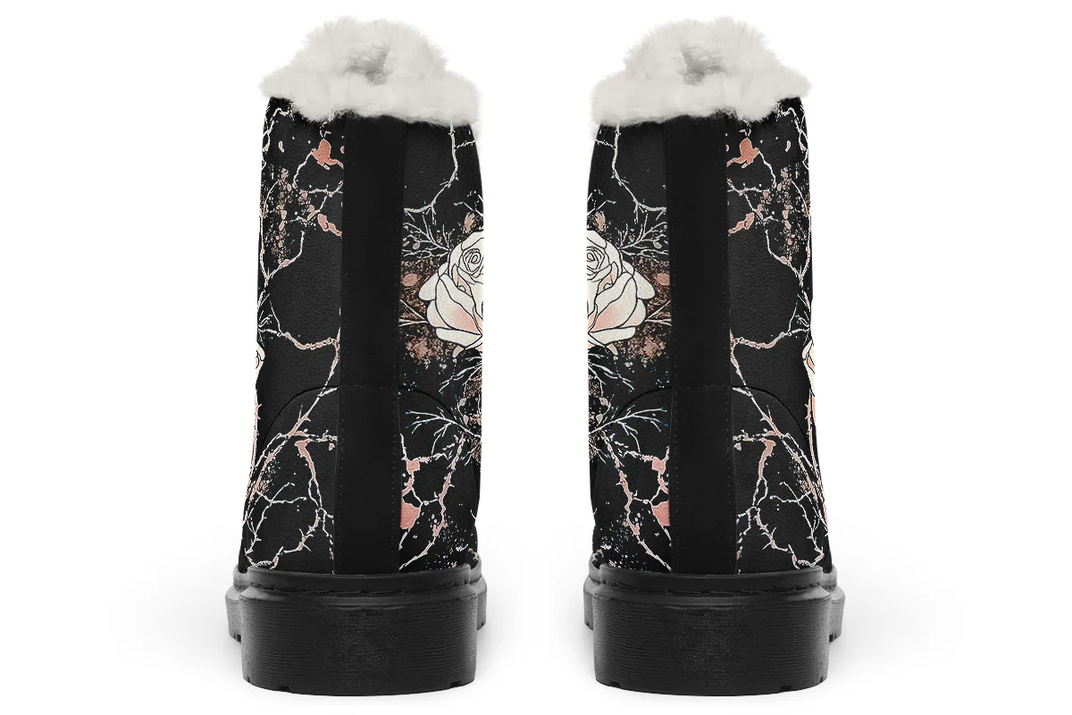 Blush Kintsugi Rose Winter Boots - Image 4