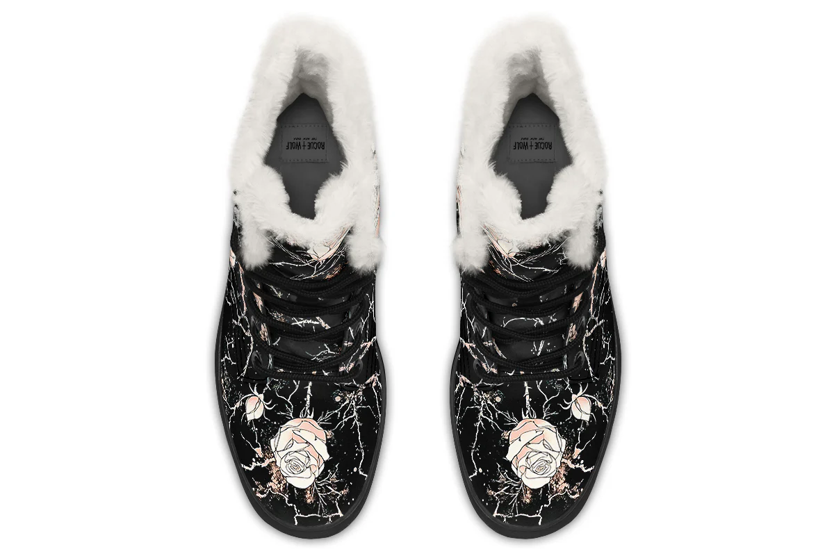 Blush Kintsugi Rose Winter Boots - Image 7