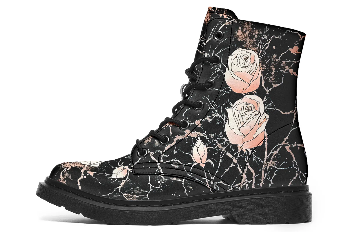 Blush Kintsugi Rose Boots