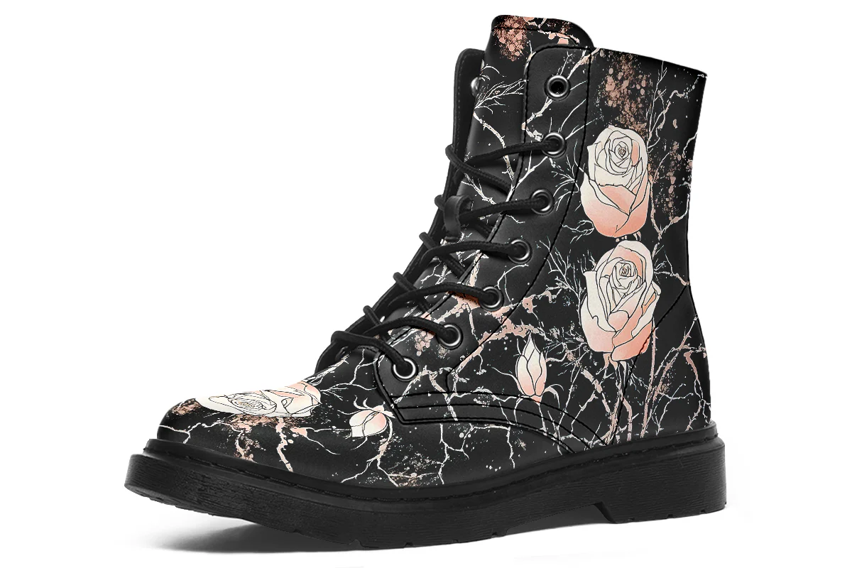 Blush Kintsugi Rose Boots - Image 4