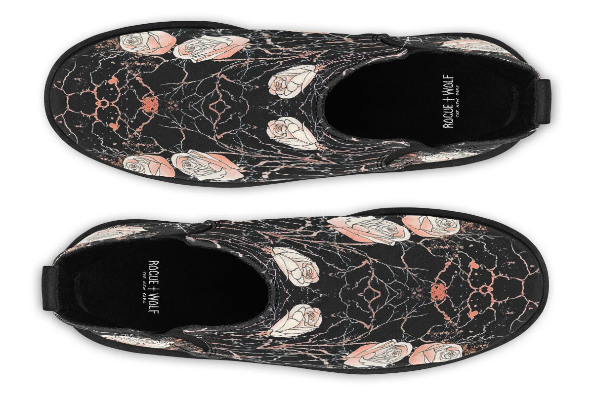 Blush Kintsugi Rose Chelsea Boots - Image 6