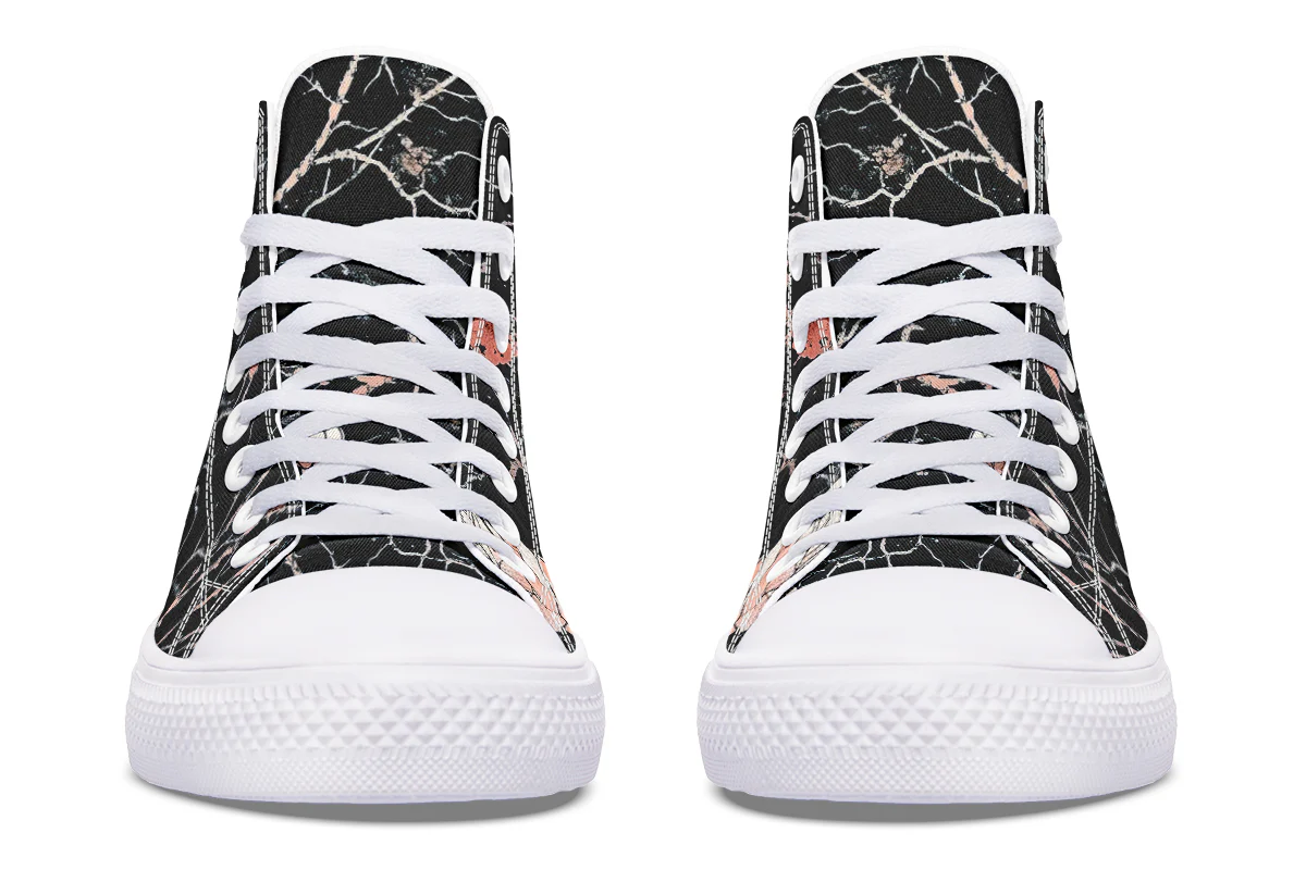 Blush Kintsugi Rose High Tops - Image 15