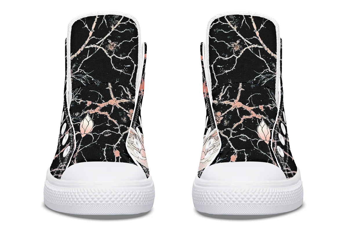 Blush Kintsugi Rose High Tops - Image 16