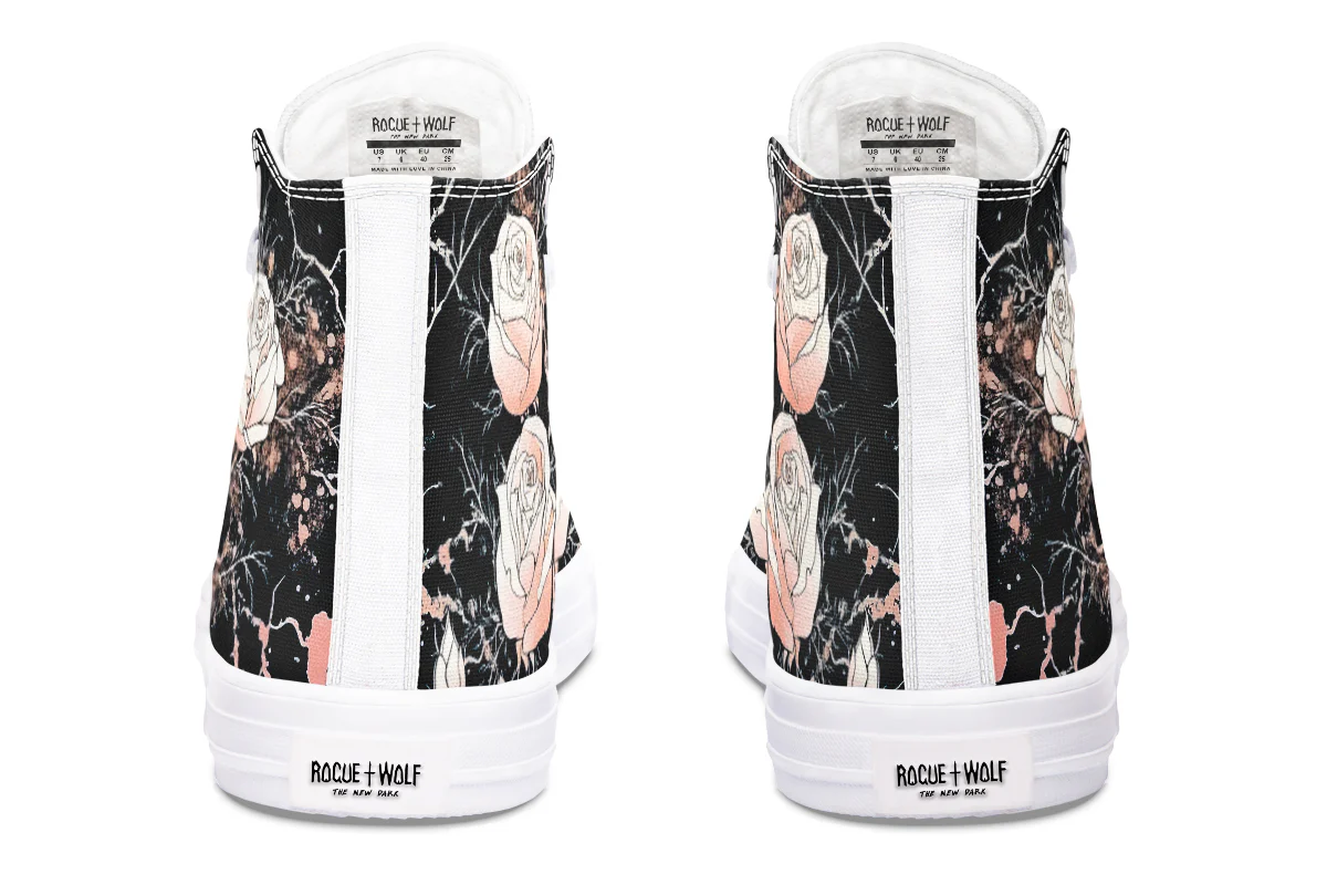 Blush Kintsugi Rose High Tops - Image 17
