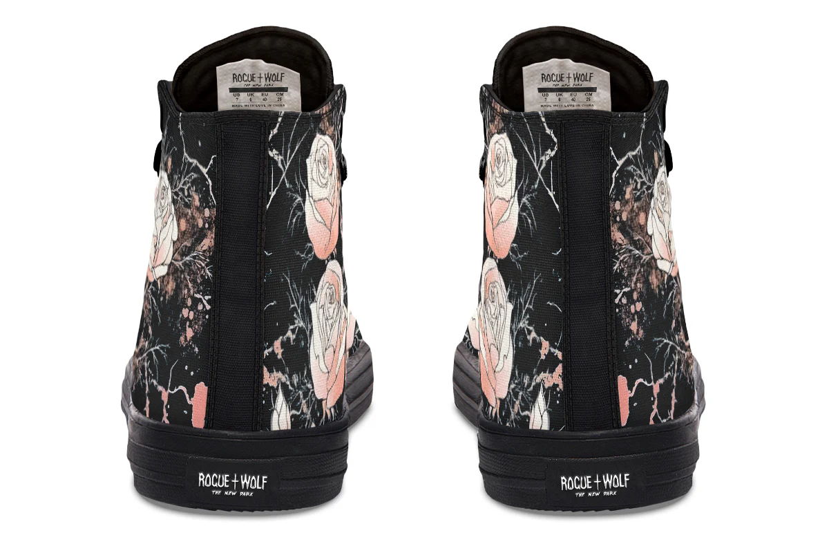 Blush Kintsugi Rose High Tops - Image 8
