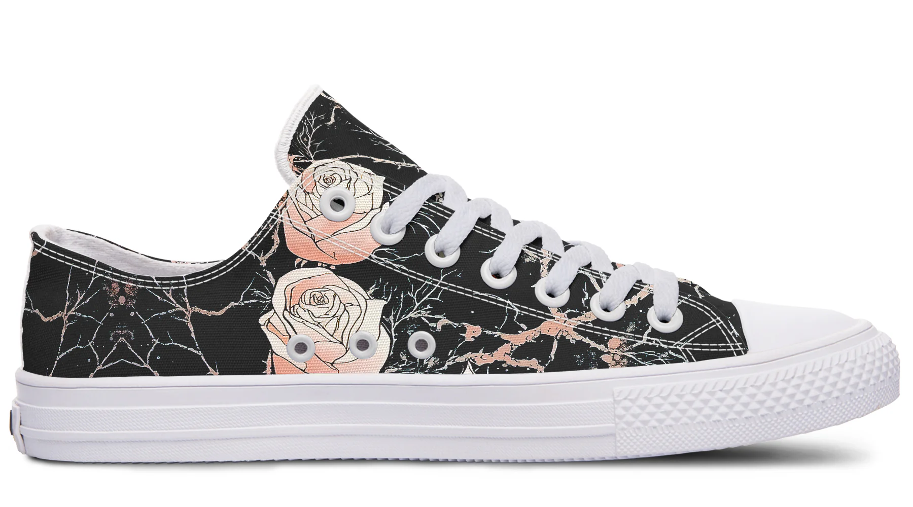 Blush Kintsugi Rose Low Tops - Image 12