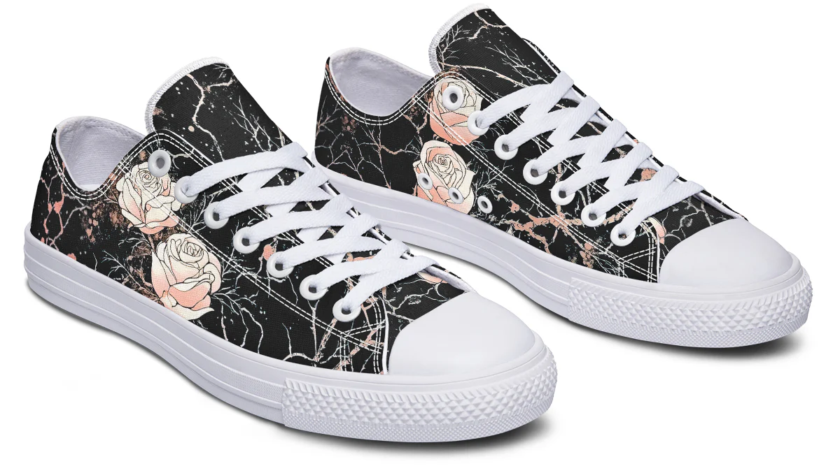 Blush Kintsugi Rose Low Tops - Image 13