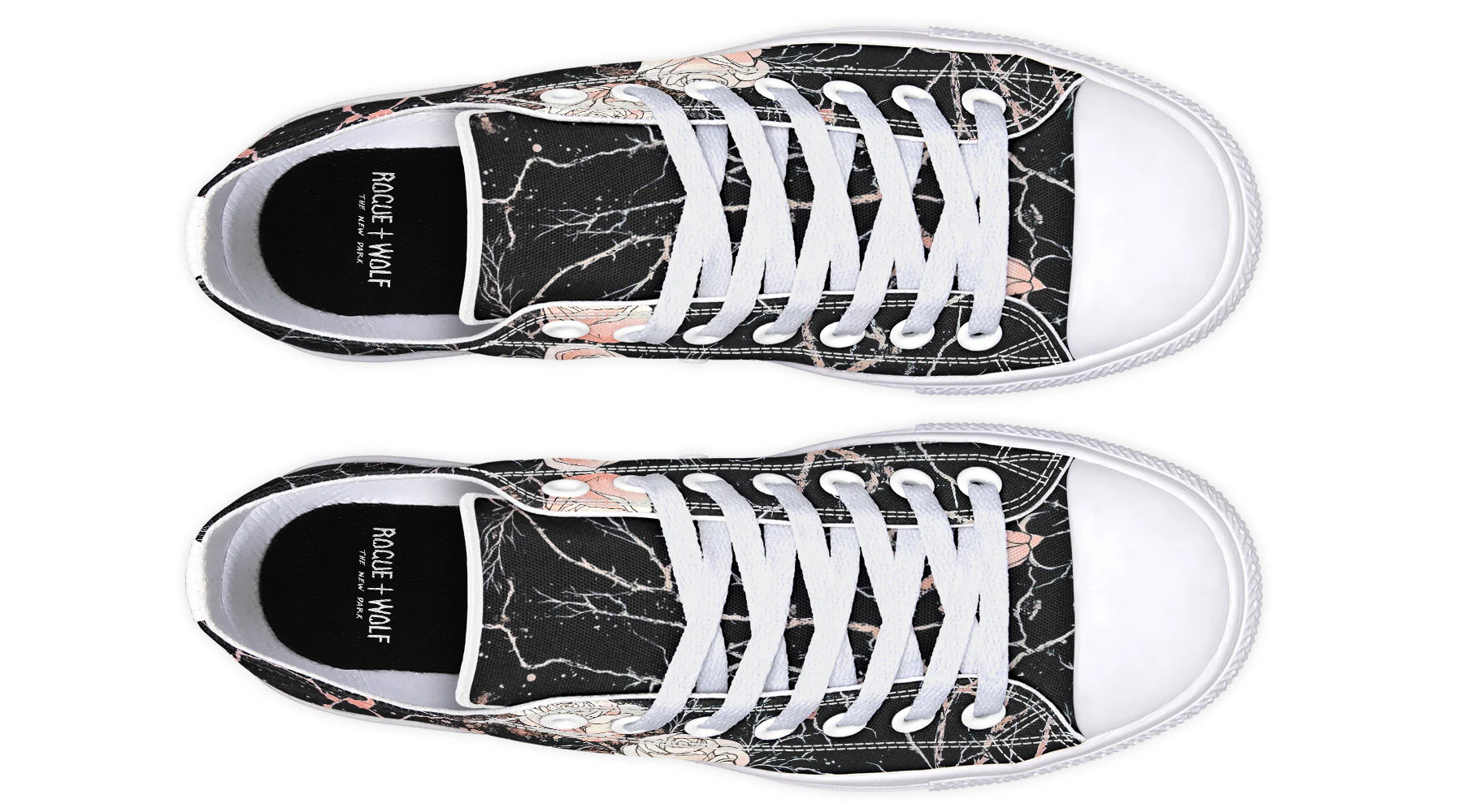 Blush Kintsugi Rose Low Tops - Image 17
