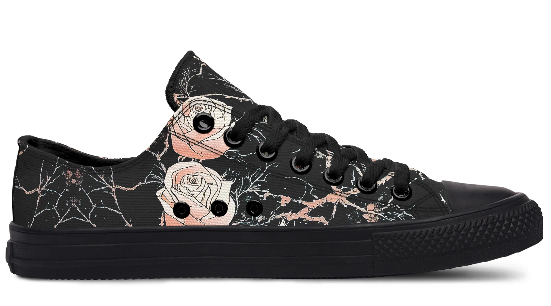 Blush Kintsugi Rose Low Tops - Image 3
