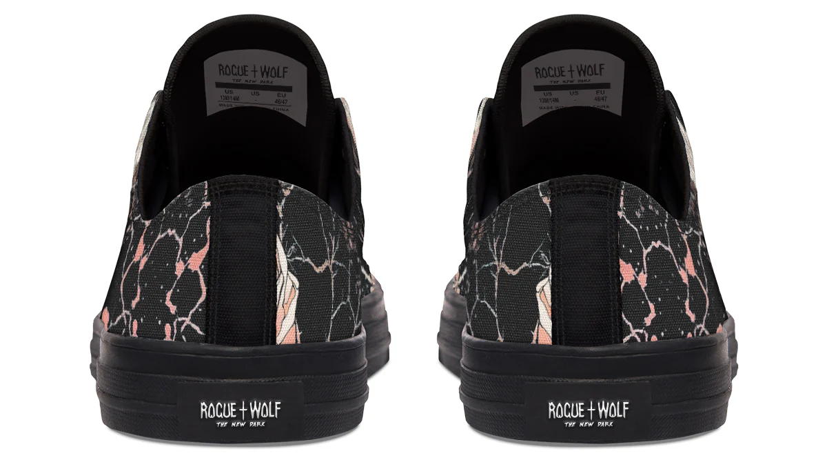 Blush Kintsugi Rose Low Tops - Image 8