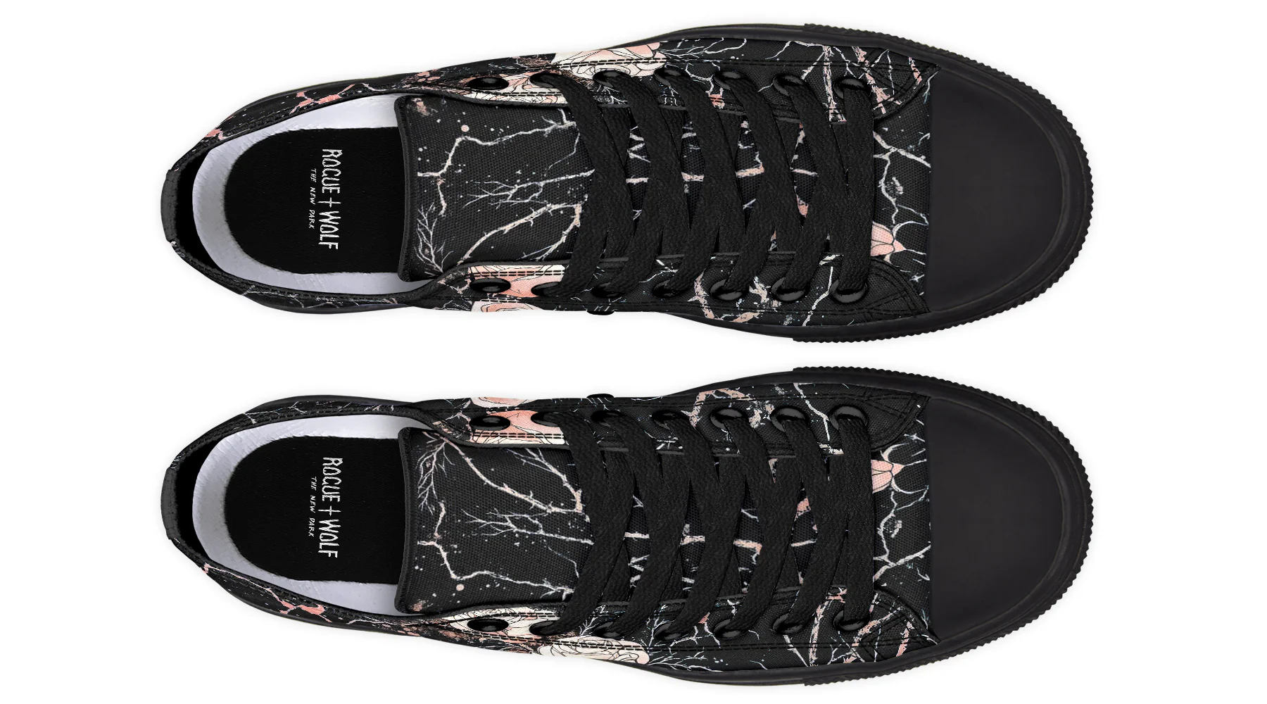 Blush Kintsugi Rose Low Tops - Image 9