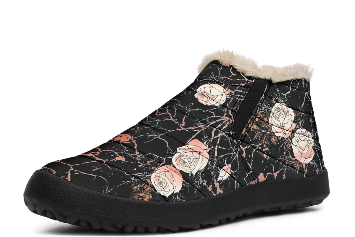 Blush Kintsugi Rose Winter Sneakers - Image 2