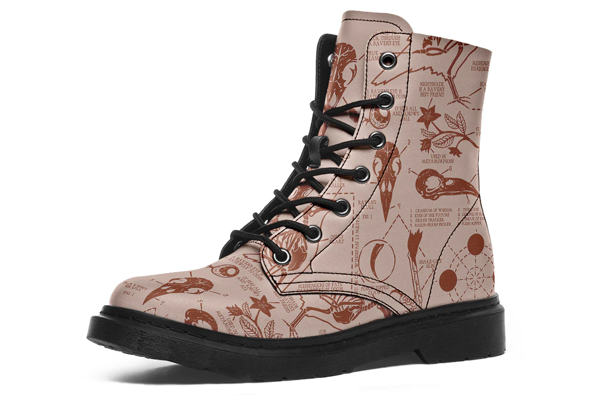 Blush Raven Study Boots - Image 4