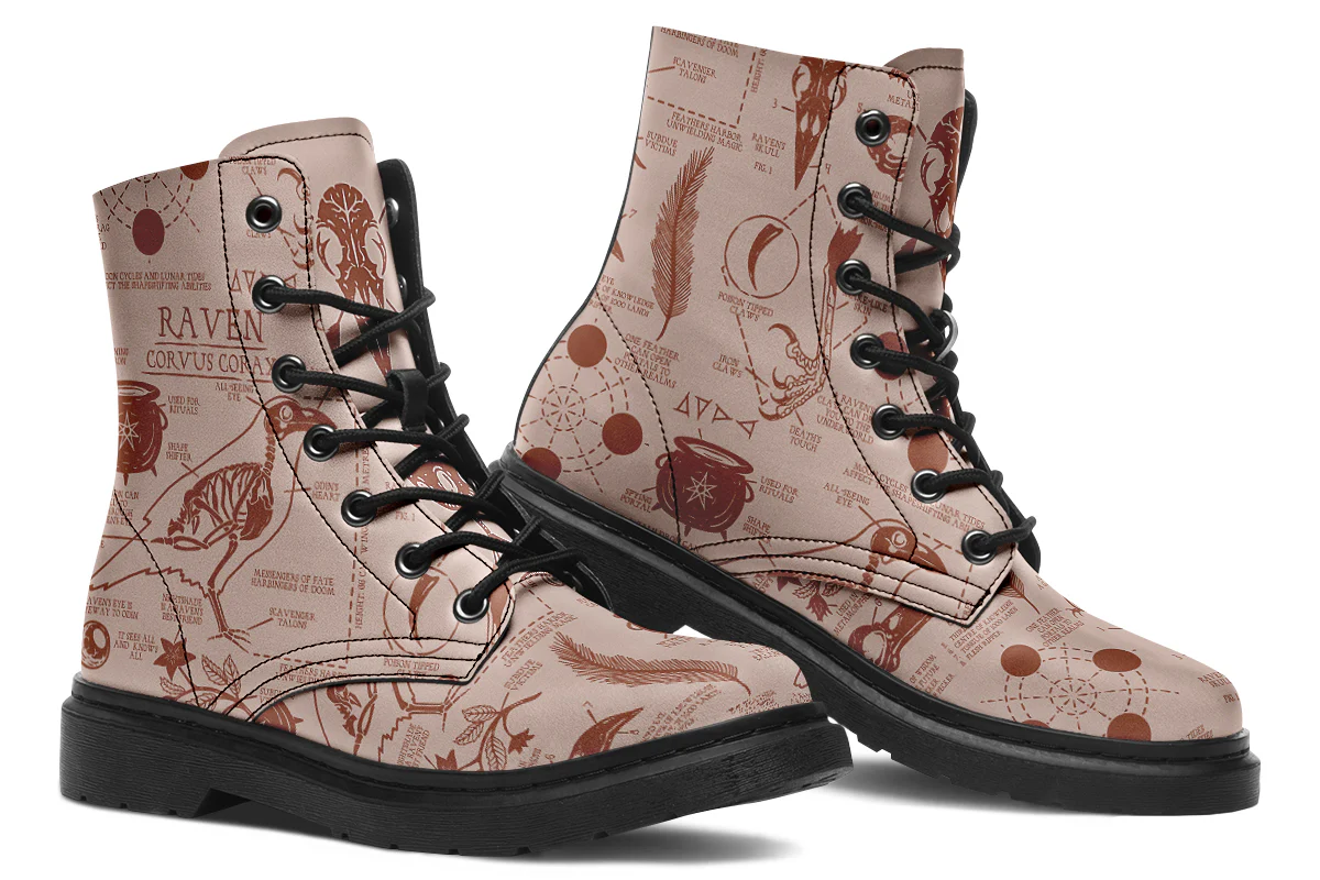 Blush Raven Study Boots - Image 5