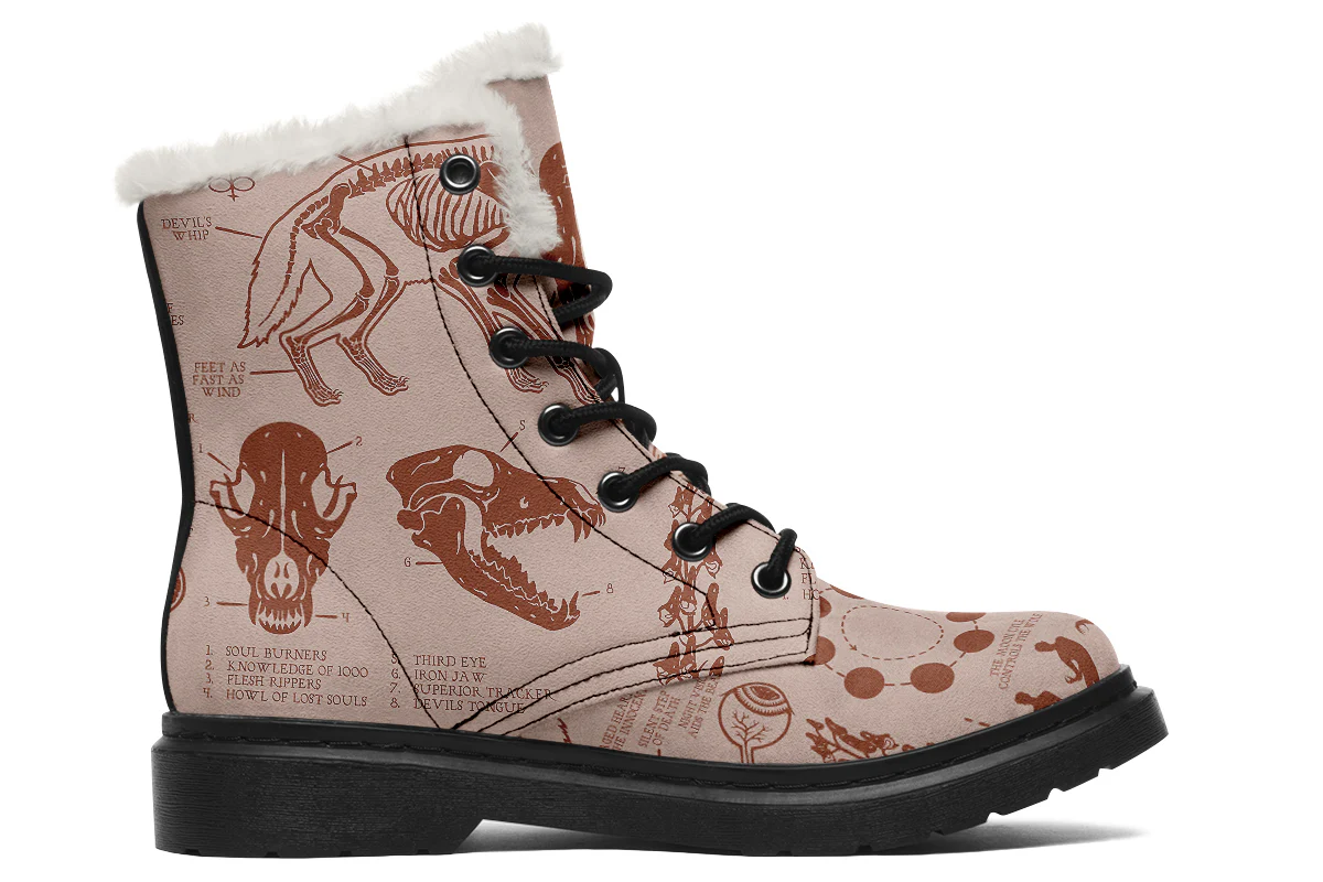 Blush Wolf Study Winter Boots - Image 2