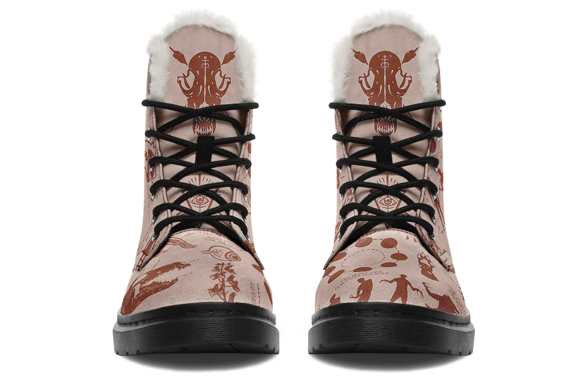 Blush Wolf Study Winter Boots - Image 3