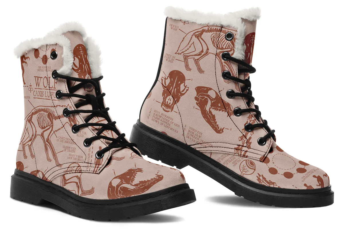 Blush Wolf Study Winter Boots - Image 5