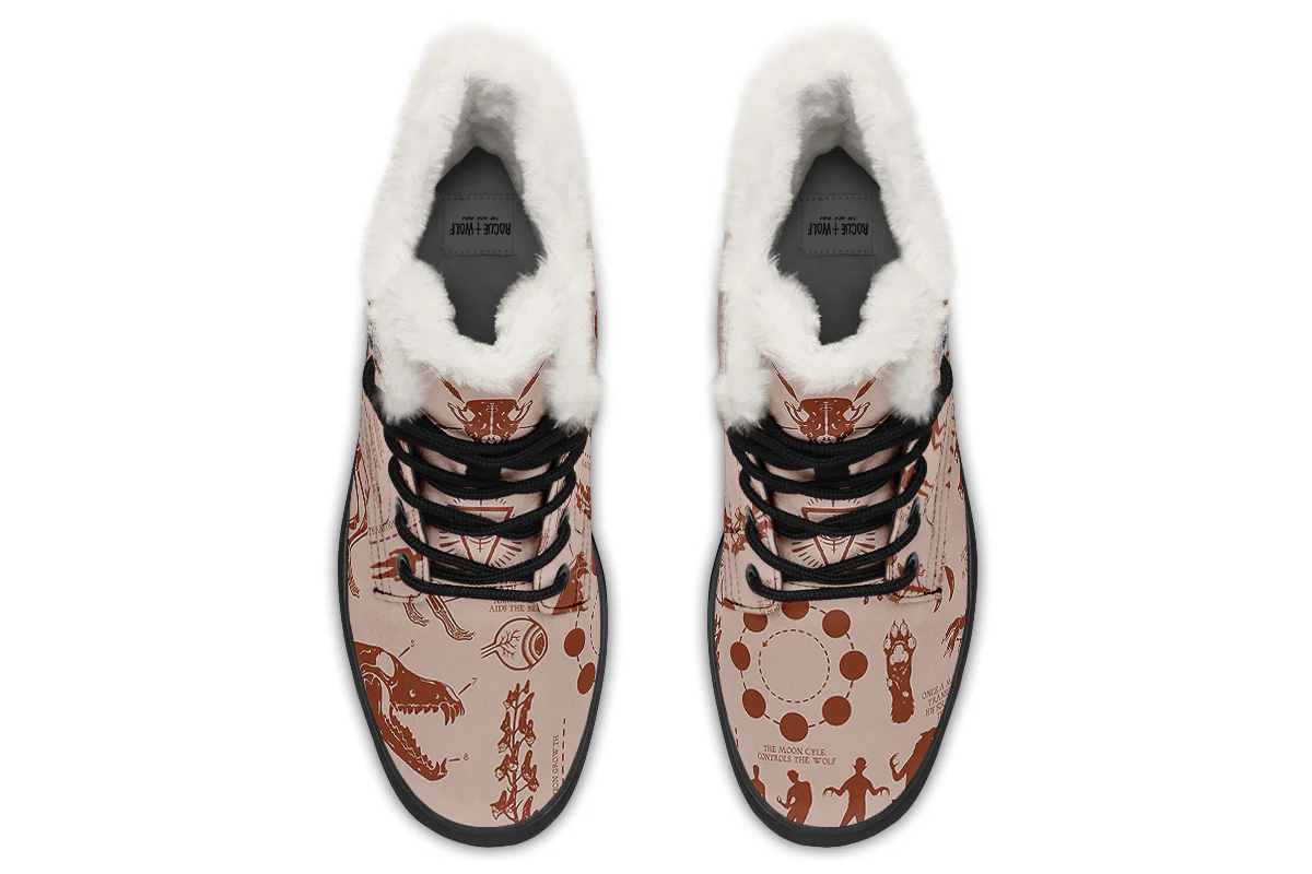 Blush Wolf Study Winter Boots - Image 7