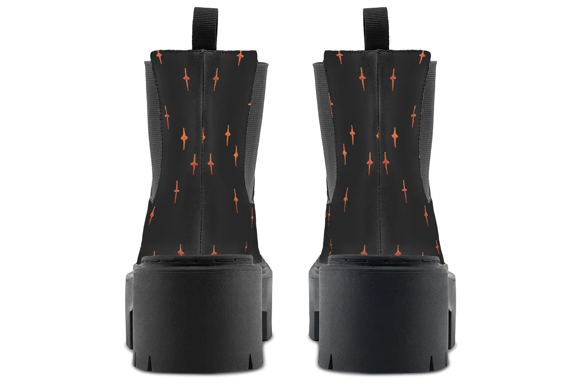 Boo Platform Chelsea Boots - Image 6
