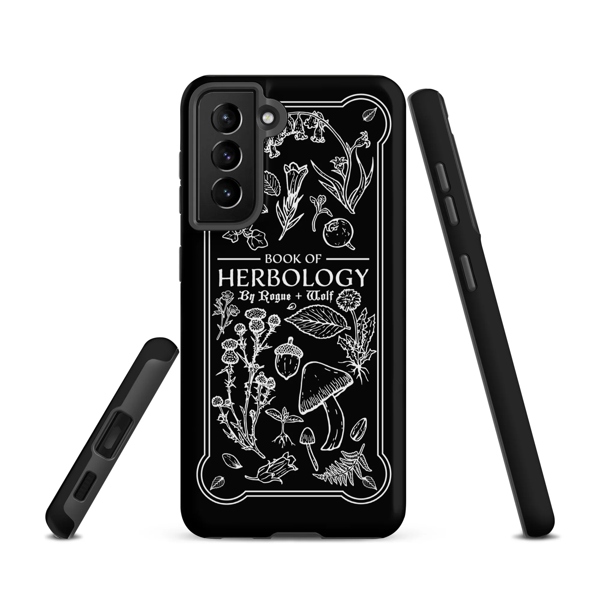 Book of Herbology B&W Tough Phone Case for Samsung - Image 10