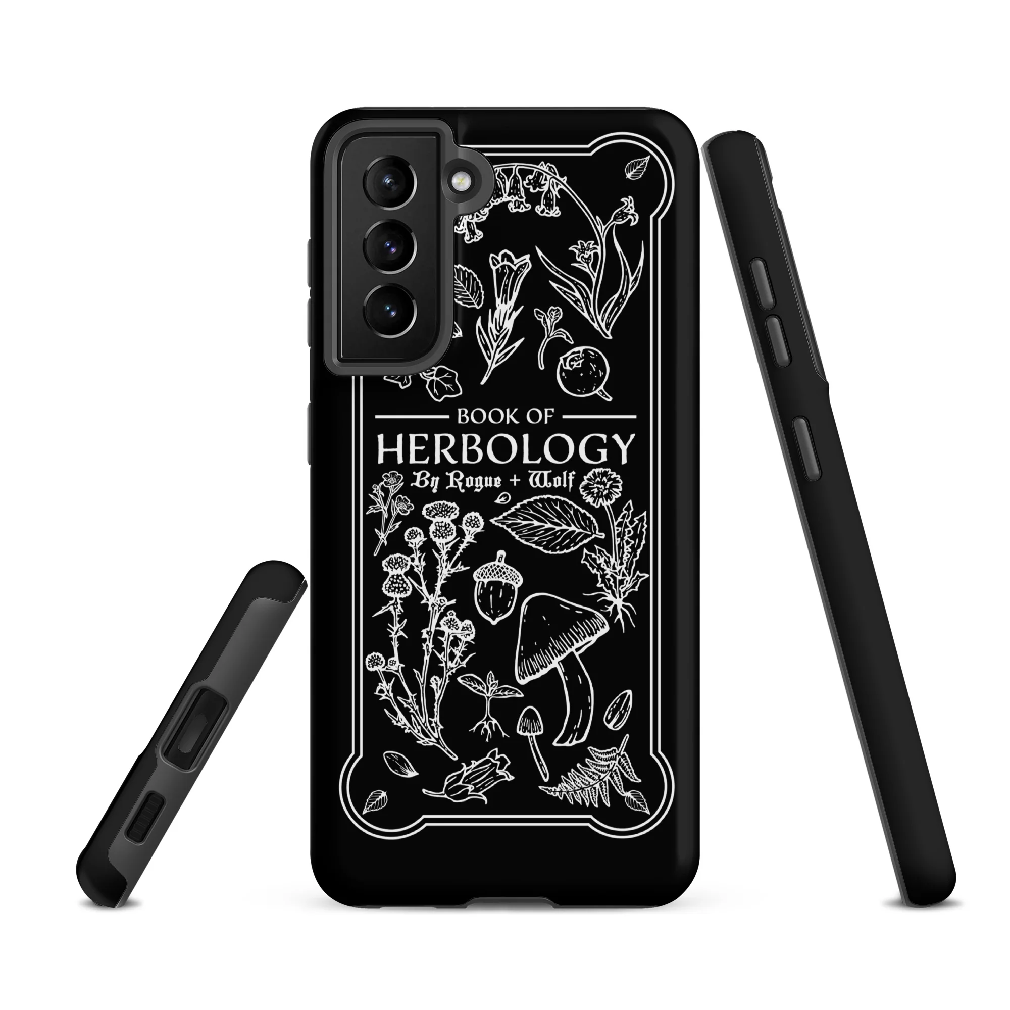 Book of Herbology B&W Tough Phone Case for Samsung - Image 11