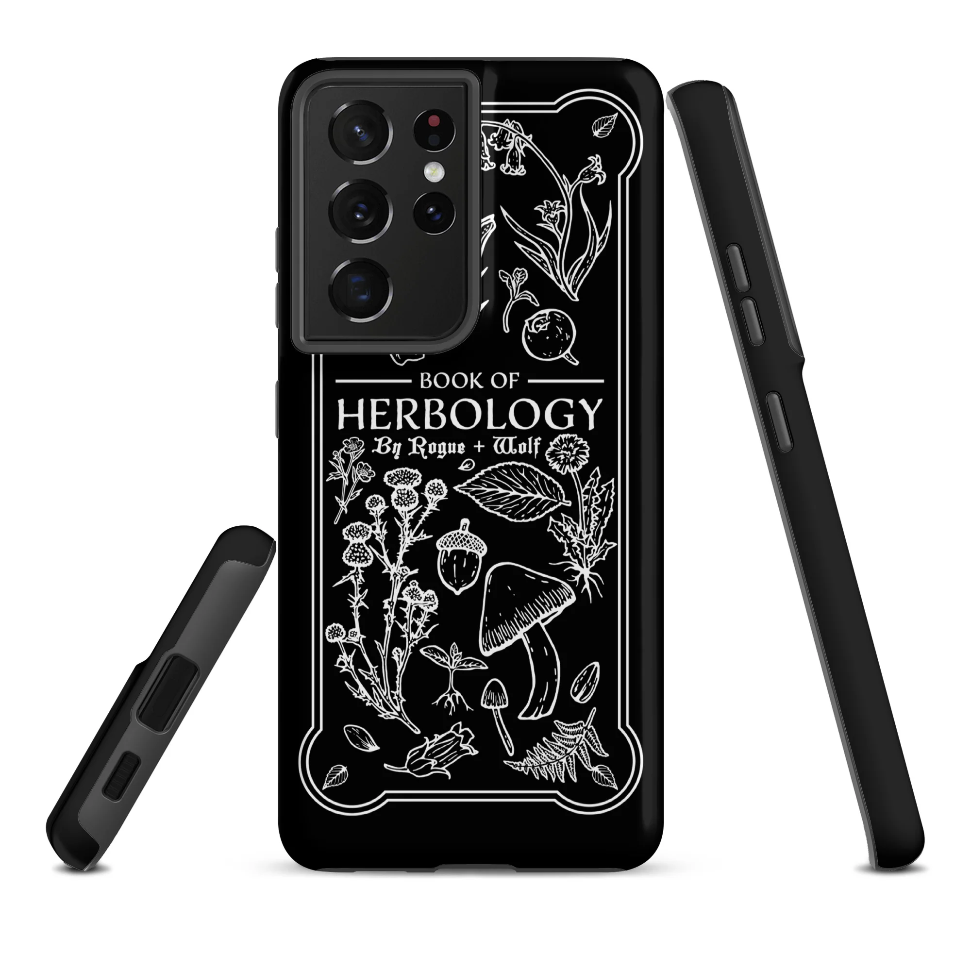 Book of Herbology B&W Tough Phone Case for Samsung - Image 13