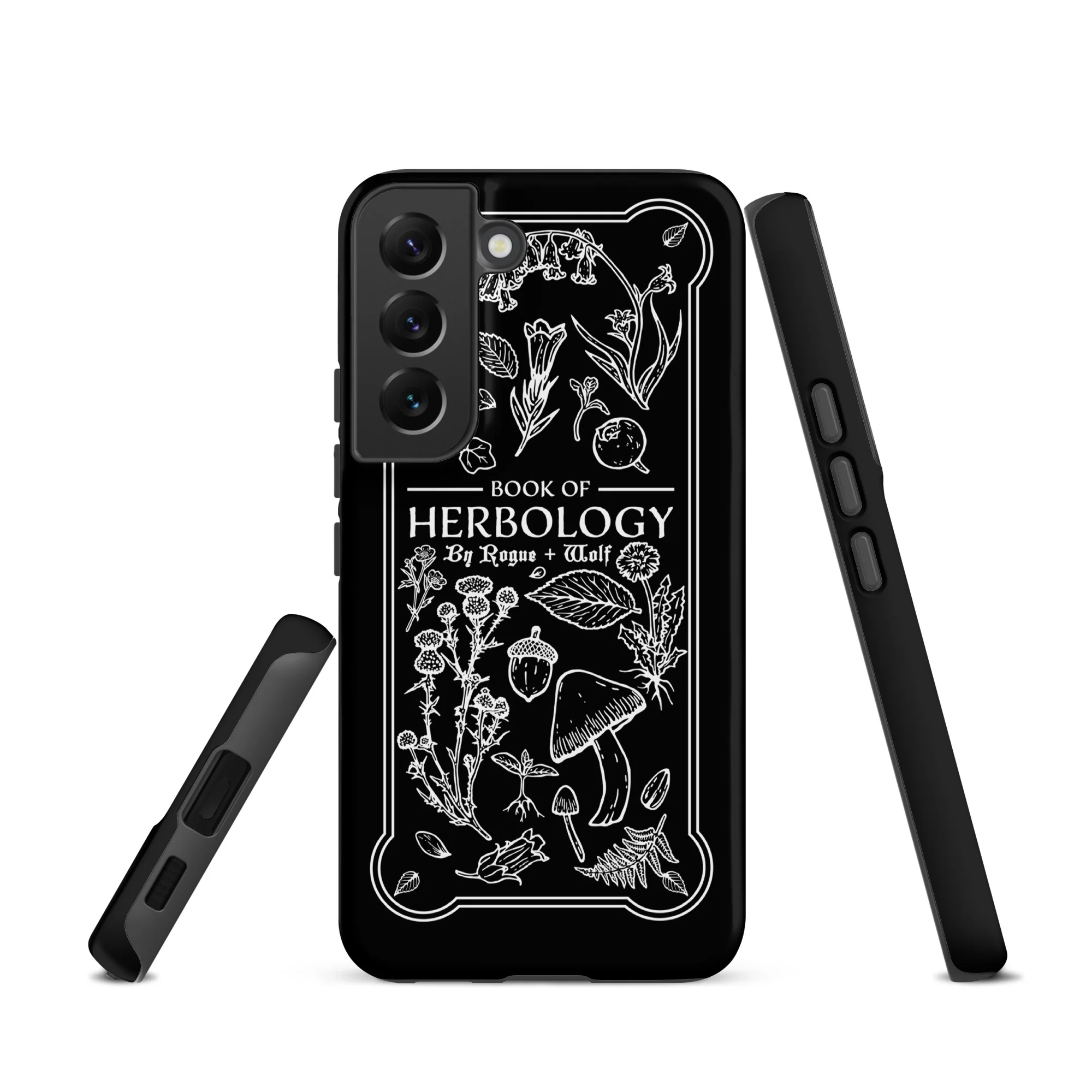 Book of Herbology B&W Tough Phone Case for Samsung - Image 14