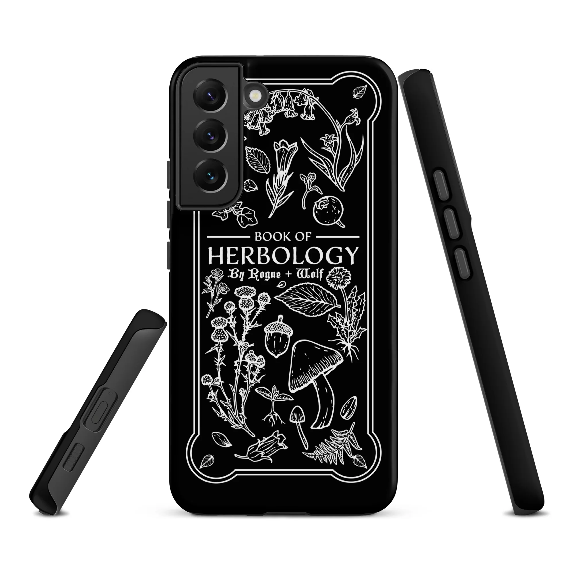 Book of Herbology B&W Tough Phone Case for Samsung - Image 15